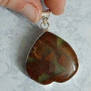 Chrysoprase Gemstone Pendant